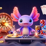 Gioca nei migliori online crypto casino con simboli di vincita e un'atmosfera vibrante.