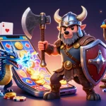 Jouez au casino français en ligne avec un impressionnant guerrier Viking, dragon et éléments ludiques !