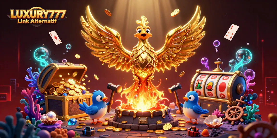 Menangkan hadiah dengan LUXURY777 Link Alternatif dalam ilustrasi kasino yang penuh kegembiraan.
