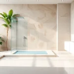 Experience luxurious elegant showers Australia in a modern, serene bathroom setting.