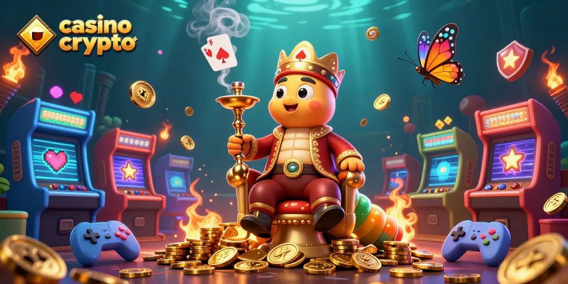 Giocando nel casino con crypto mentre i simboli del poker si formano tra i vapori.