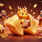 Engage with keonhacai5tv's dynamic golden fortune cookie scene full of thrilling casino elements.