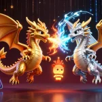 Gagnez avec le casino en ligne français dans une illustration 3D dynamique.
