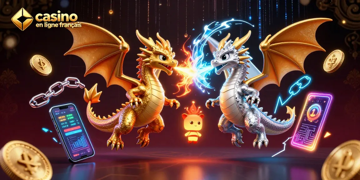 Gagnez avec le casino en ligne français dans une illustration 3D dynamique.