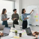 Team collaboration at https://factors.org.uk showcasing brainstorming and innovation